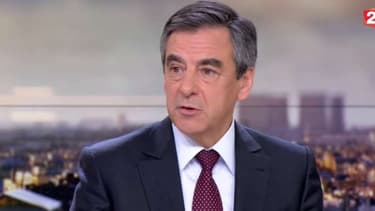 François Fillon au JT de France 2 le 5 mars 2017.