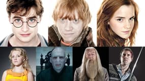 Les héros de la saga Harry Potter.