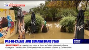 Inondations dans le Pas-de-Calais: à Arques, les opérations de nettoyage peinent à commencer avec la crue