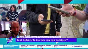 Faut-il durcir le ton face aux non-vaccinés ? Échange tendu entre Loic Hervé et nos chroniqueurs. 