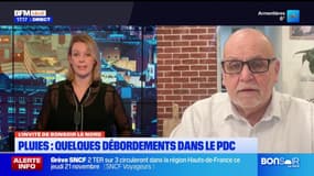 Pluies dans le Nord Pas-de-Calais: "entre 60 et 70 mm" de précipitations dans le Boulonnais sur les dernières 48 heures