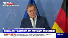 Inondations en Allemagne: le président de Rhénanie du Nord-Westphalie promet "une aide financière" pour les sinistrés