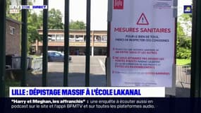Lille: un dépistage massif à l'école Lakanal après la découverte de plusieurs cas