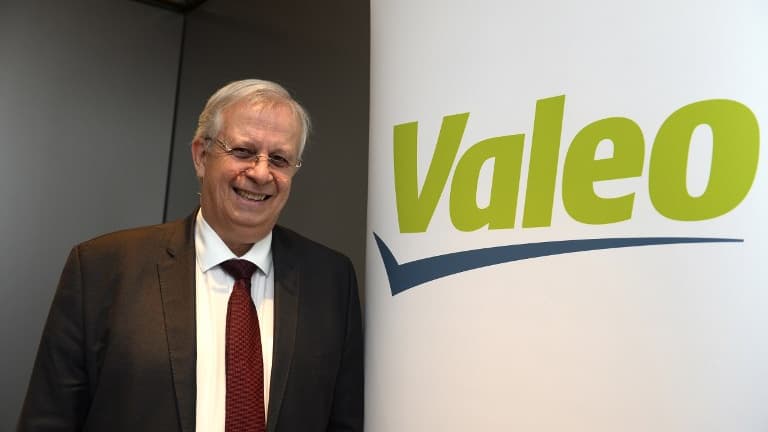 Valeo, sanctionné par la bourse après son 2ème profit-warning en quelques semaines, perd 60% depuis le 1er janvier. Ici, Jacques Aschenbroich, son PDG.
