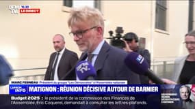 Gouvernement Barnier: "Je suis sûr qu'avec de la bonne volonté, on y arrive", déclare Marc Fesneau (Modem) à son arrivée à Matignon