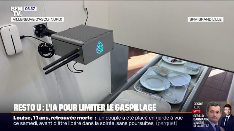 Le restaurant universitaire de Villeneuve-d'Ascq utilise l'intelligence artificielle pour réduire le gaspillage alimentaire