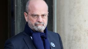 le ministre de l'Education nationale et des sports, Jean-Michel Blanquer à la sortie de l'Elysée, le 10 novembre 2021 à Paris