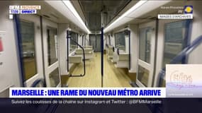 Marseille: une rame du futur métro arrive cette semaine 
