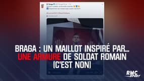 Braga : Un maillot inspiré par... une armure de soldat romain (c'est non)