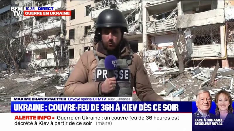 Guerre en Ukraine: le maire de Kiev a annoncé un couvre-feu de 36 heures à partir de mardi soir