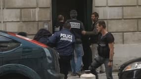 Plusieurs suspects à leur arrivée au palais de Justice de Pau, samedi.