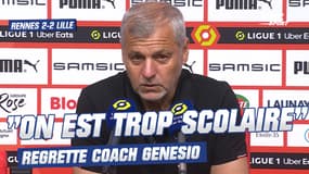 Rennes 2-2 Lille : "On est trop scolaire" regrette Genesio le coach breton