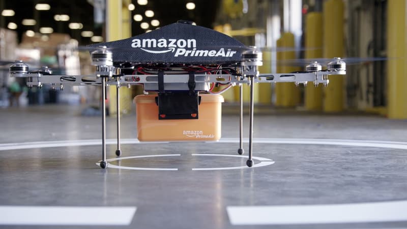 Le drone présenté par Amazon.
