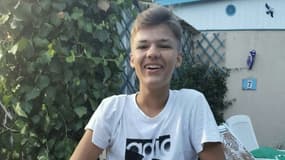 Photo non datée de Matteo,  mortellement poignardé le 18 mai 2021 à Champigny-sur-Marne (Val-de-Marne), fournie par sa famille le 20 mai 2021