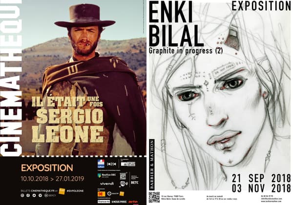 Sergio Leone et Enki Bilal Sergio Leone et Enki Bilal