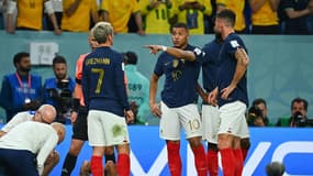 Kylian Mbappé s'adresse à ses coéquipiers