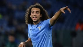 Mattéo Guendouzi avec la Lazio face au Celtic le 28 novembre 2023