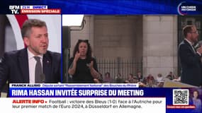 "En cas de victoire de l'extrême gauche, je crains qu'il y ait des pogroms", déclare Franck Allisio, député sortant RN 