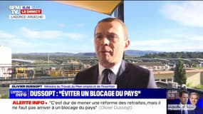 Olivier Dussopt: "La réforme des retraites que nous portons n'est pas la même qu'il y a 4 mois"