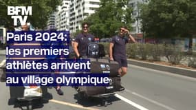 Paris 2024: les premiers athlètes arrivent au village olympique