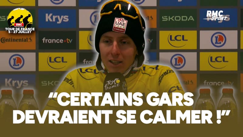 Tour de France (E17) : â€œCertains gars devraient se calmerâ€, Pogacar rÃ©pond aux...