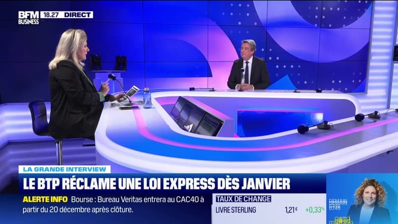 Le BTP réclame une loi express dès janvier