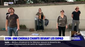 Lyon: chaque mercredi, une chorale chante devant les Ehpad de la ville