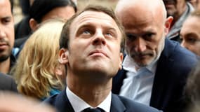 Emmanuel Macron à Rodez, le 5 mai 2017.