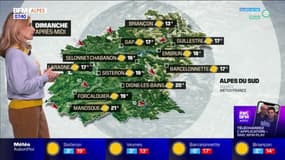 Météo Alpes du Sud: un beau dimanche malgré des températures encore fraîches le matin