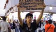 Un jeune manifestant participant au mouvement social au Maroc le 29 septembre 2025 à Rabat