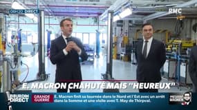 #Magnien: Emmanuel Macron chahuté mais "heureux"