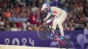 Axelle Etienne lors des quarts de finale du BMW Race, le 1er août 2024 