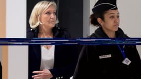 Marine Le Pen au tribunal judiciaire de Paris le 28 octobre 2024 