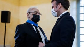 Robert Hébras et Emmanuel Macron