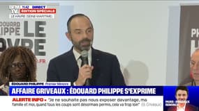 Édouard Philippe "respecte" la décision de Benjamin Griveaux et lui apporte "son soutien"