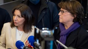 Anne Hidalgo et Martine Aubry à Lille, le 6 février 2022