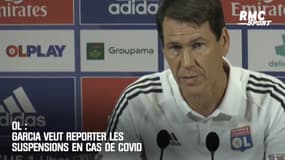 OL : Garcia veut reporter les suspensions en cas de Covid 