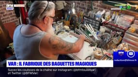 Au Plan-de-la-Tour, un Varois fabrique des baguettes magiques à la main