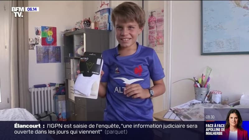Mondial de rugby: prêt à réaliser son rêve, ce jeune garçon tiendra la main du capitaine du XV de France lors du match d'ouverture
