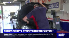 Départs en vacances: les automobilistes font vérifier l'état de leur véhicule avant de prendre la route 