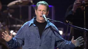 L'ancien membre des Beach Boys, Brian Wilson, se produit lors de l'hommage TNT Master's Series qui lui est rendu le 29 mars 2001 au Radio City Music Hall de New York.