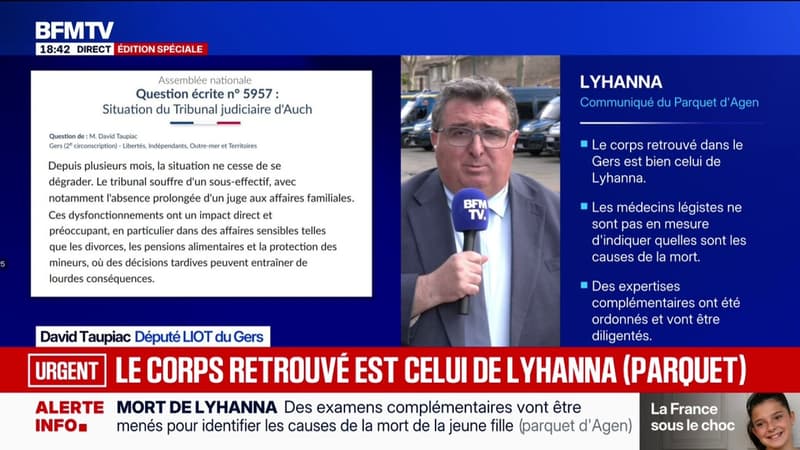 David Taupiac, député LIOT du Gers, avait "constaté qu’il y avait des postes de magistrats non pourvus au tribunal d’Auch”