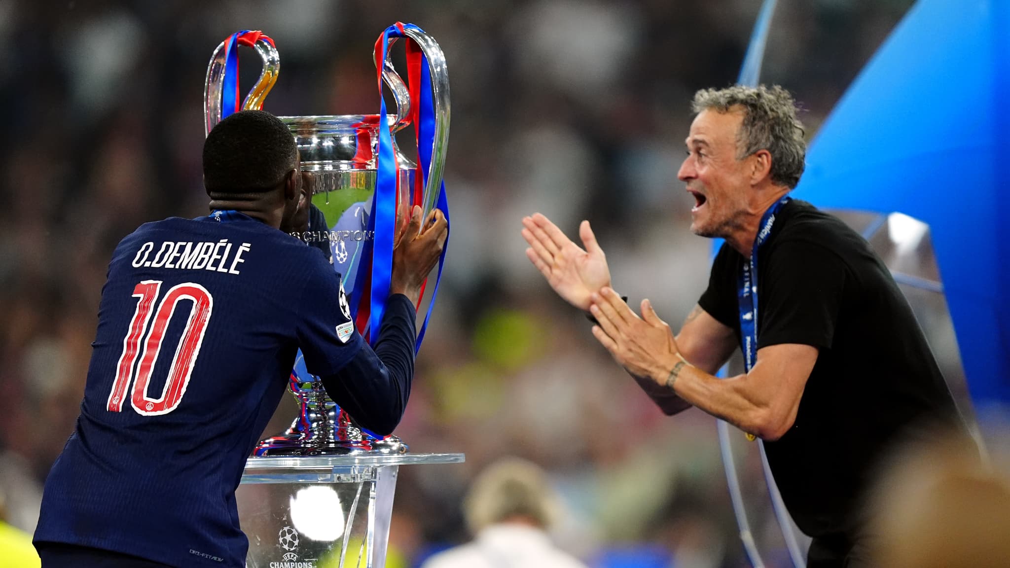 PSG-Inter Milan: Luis Enrique réclame le Ballon d'or pour Ousmane  Dembélé... mais pas pour ses buts