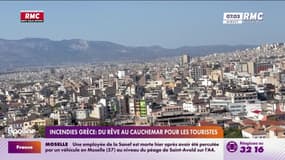 Incendies en Grèce: les touristes passent du rêve au cauchemar