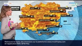 Météo: un temps voilé mais agréable ce dimanche, jusqu'à 12°C à Toulon