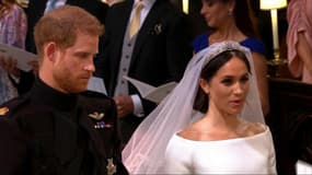 Le prince Harry et Meghan Markle échangent leur consentement 