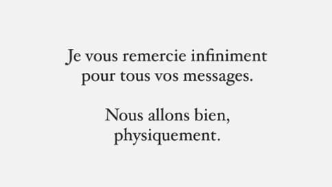 Le message de Chloé Letellier sur Instagram.