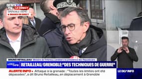 Attaque à la grenade à Grenoble: "Un certain nombre de trafics avaient pu être décelés" dans le bar associatif visé, explique Bruno Retailleau