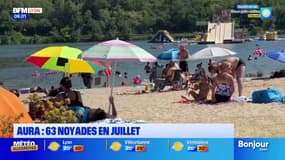 Auvergne-Rhône-Alpes: 63 noyades recensées depuis le 1er juillet dans la région