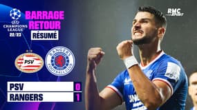 Résumé : PSV 0-1 Rangers (Q) - Barrages Ligue des champions